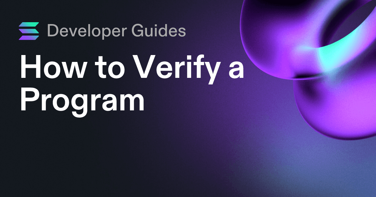 How to Verify a Program